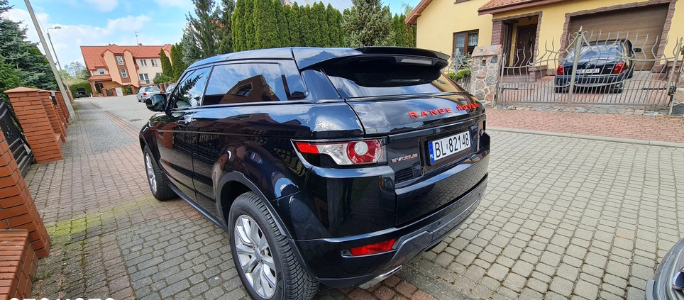 Land Rover Range Rover Evoque cena 82500 przebieg: 76000, rok produkcji 2011 z Łomża małe 704